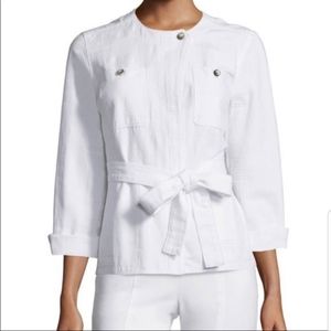 Tory Burch Everett Belted Jacket L